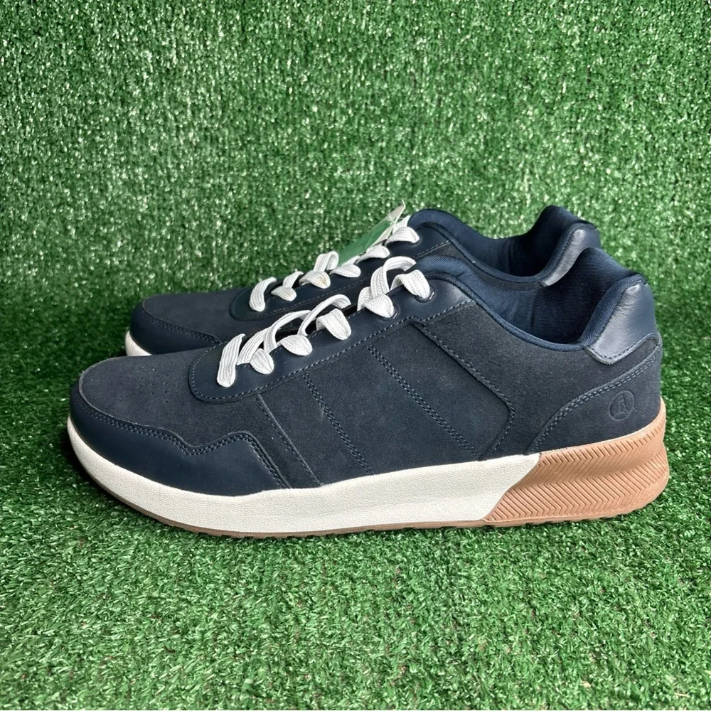 NEW - Lands' End Men's Errand Runner Leather Lace-Up Active Sneakers Size‎ 12 D